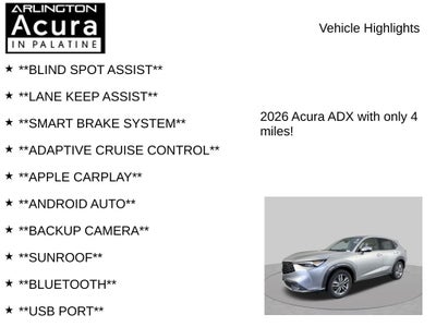 2026 Acura ADX FWD