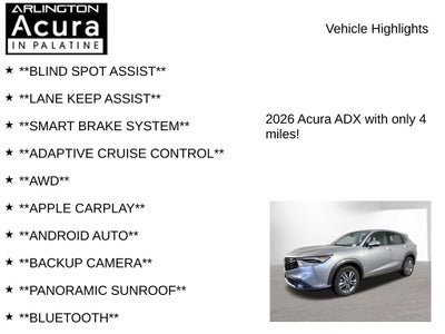 2026 Acura ADX AWD