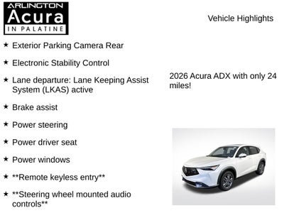 2026 Acura ADX AWD