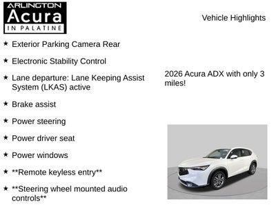 2026 Acura ADX AWD