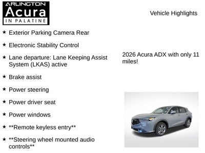 2026 Acura ADX AWD