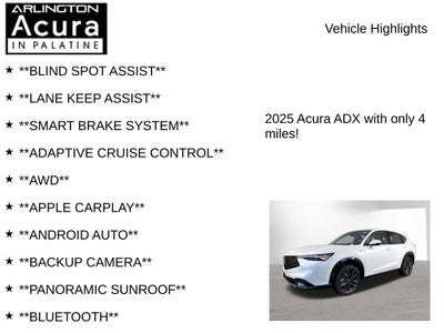 2025 Acura ADX AWD A-SPEC