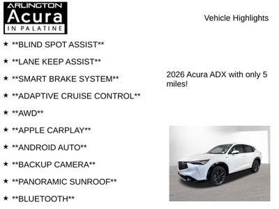 2026 Acura ADX A-Spec AWD