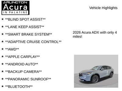 2026 Acura ADX w/A-Spec Package