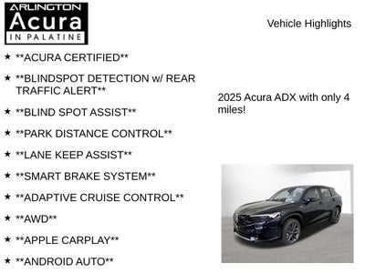 2025 Acura ADX w/A-Spec Package