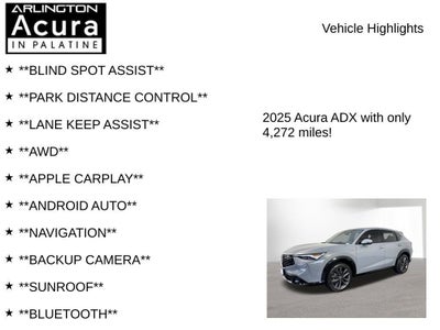 2025 Acura ADX AWD A-SPEC