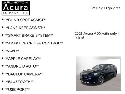 2025 Acura ADX AWD A-SPEC