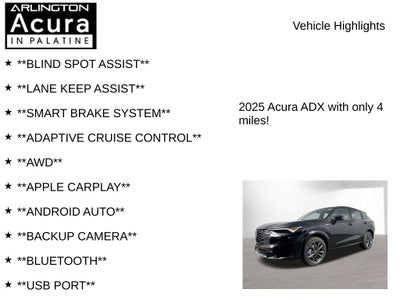 2025 Acura ADX AWD A-SPEC