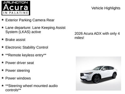 2026 Acura ADX A-Spec AWD