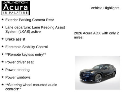 2026 Acura ADX A-Spec AWD