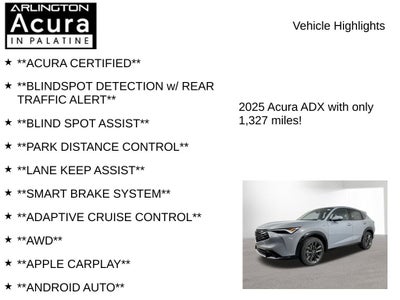 2025 Acura ADX w/A-Spec Package