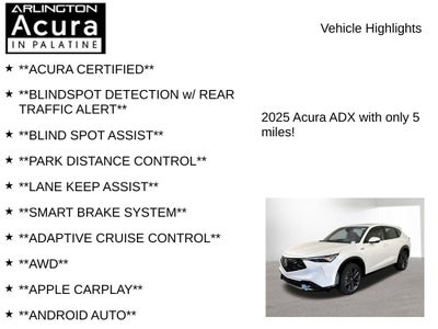 2025 Acura ADX w/A-Spec Package