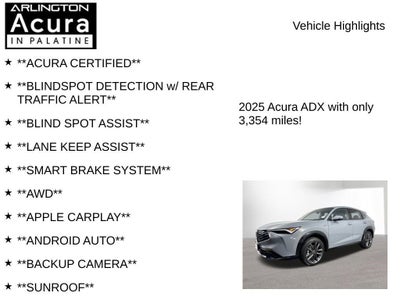 2025 Acura ADX AWD A-SPEC