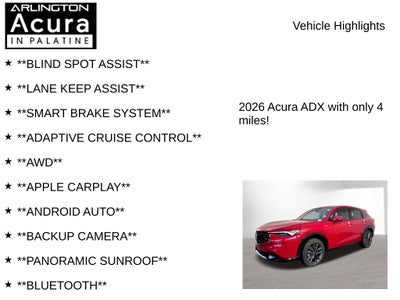 2026 Acura ADX A-Spec AWD