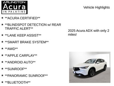 2025 Acura ADX w/A-Spec Package