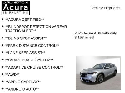 2025 Acura ADX AWD A-SPEC