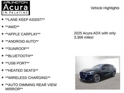 2025 Acura ADX AWD A-SPEC