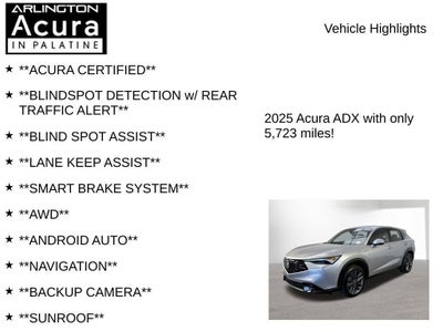 2025 Acura ADX AWD A-SPEC