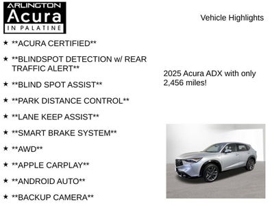 2025 Acura ADX AWD A-SPEC
