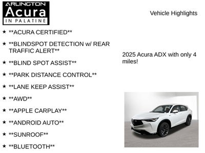 2025 Acura ADX w/A-Spec Package