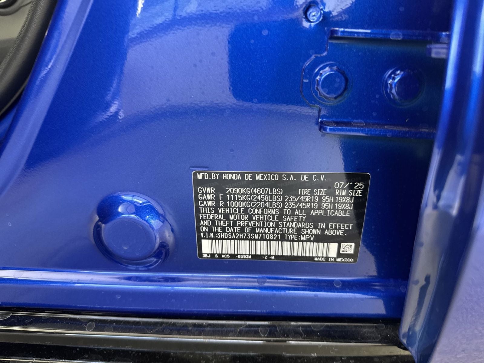 2025 Acura ADX w/A-Spec Advance Package