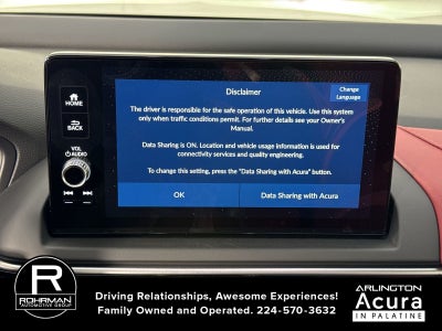 2026 Acura ADX A-Spec with Advance Package AWD