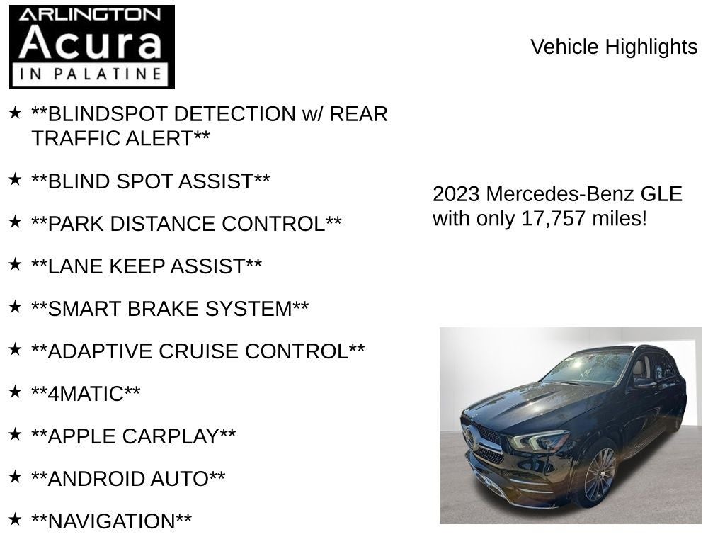 2023 Mercedes-Benz GLE GLE 450