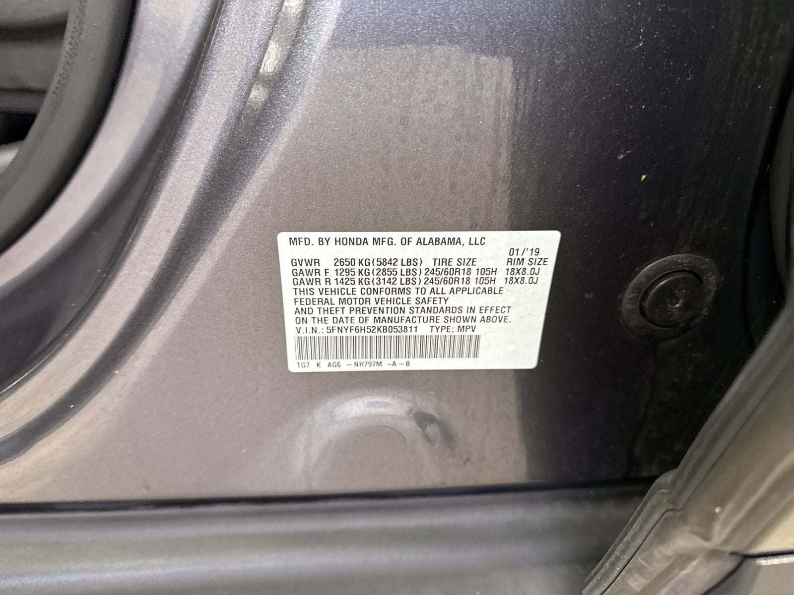 2019 Honda Pilot EX-L