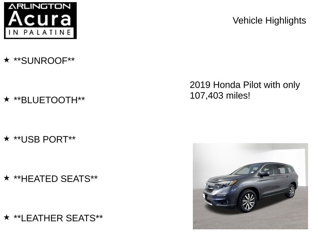 2019 Honda Pilot EX-L
