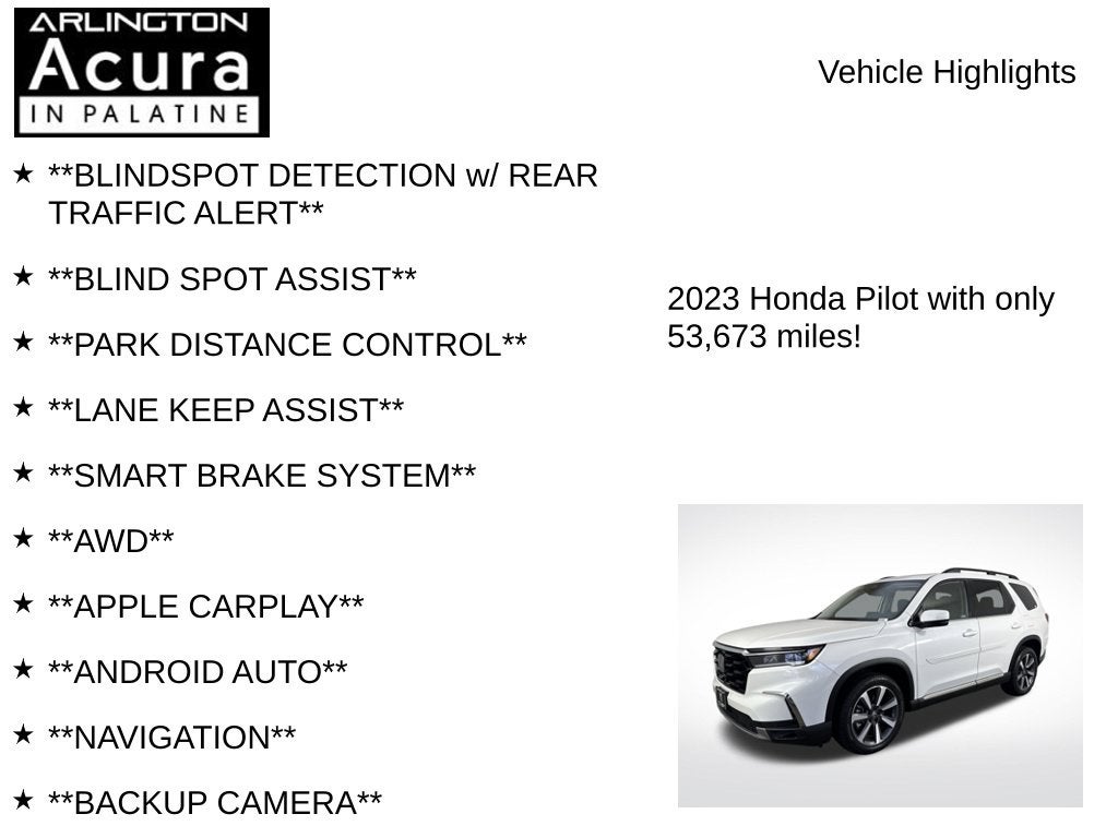 2023 Honda Pilot Touring