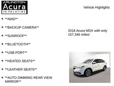 2016 Acura MDX Base