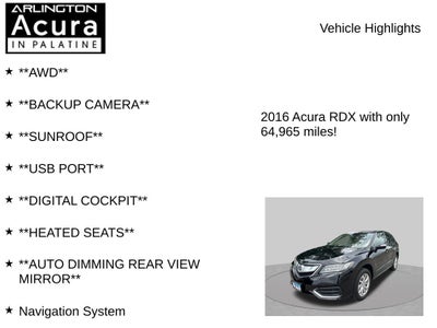 2016 Acura RDX Base