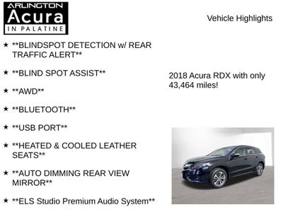 2018 Acura RDX AWD with Advance Package