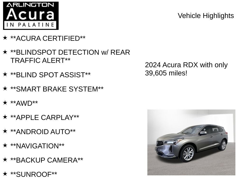 2024 Acura RDX SH-AWD