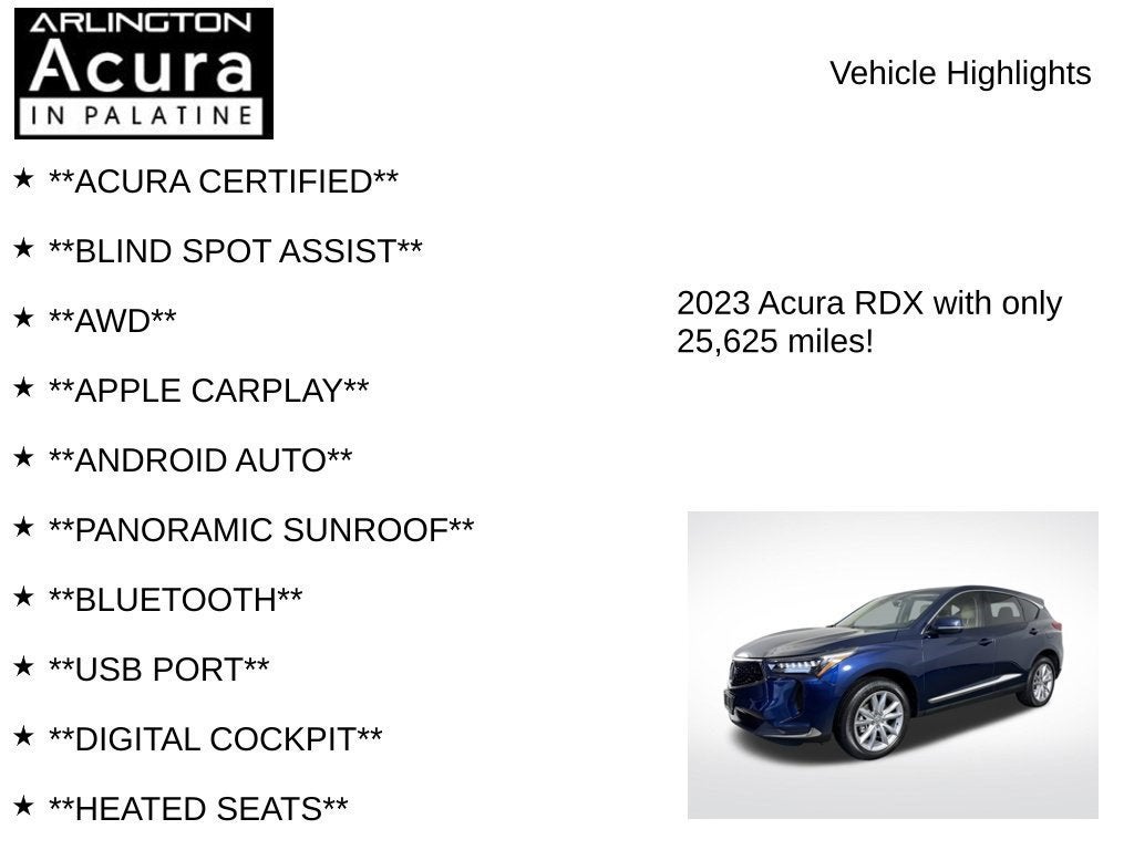 2023 Acura RDX SH-AWD