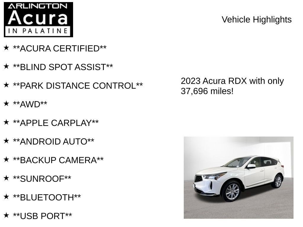 2023 Acura RDX SH-AWD