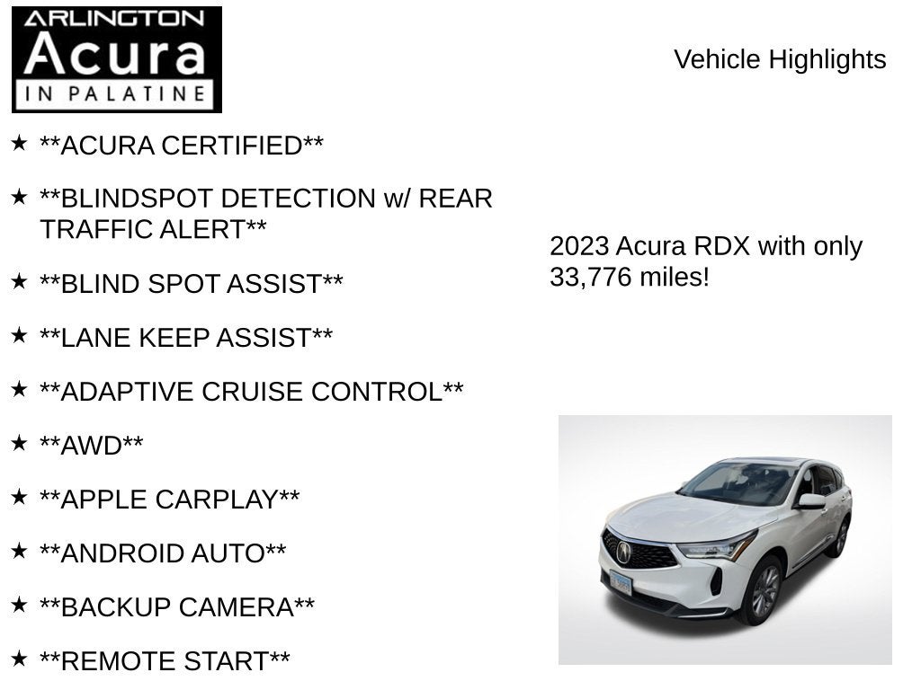 2023 Acura RDX SH-AWD
