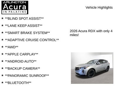 2026 Acura RDX SH-AWD