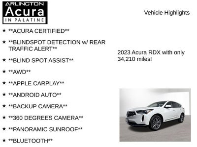 2023 Acura RDX SH-AWD TECH