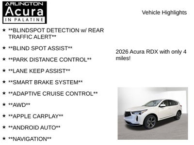 2026 Acura RDX SH-AWD with Technology Package
