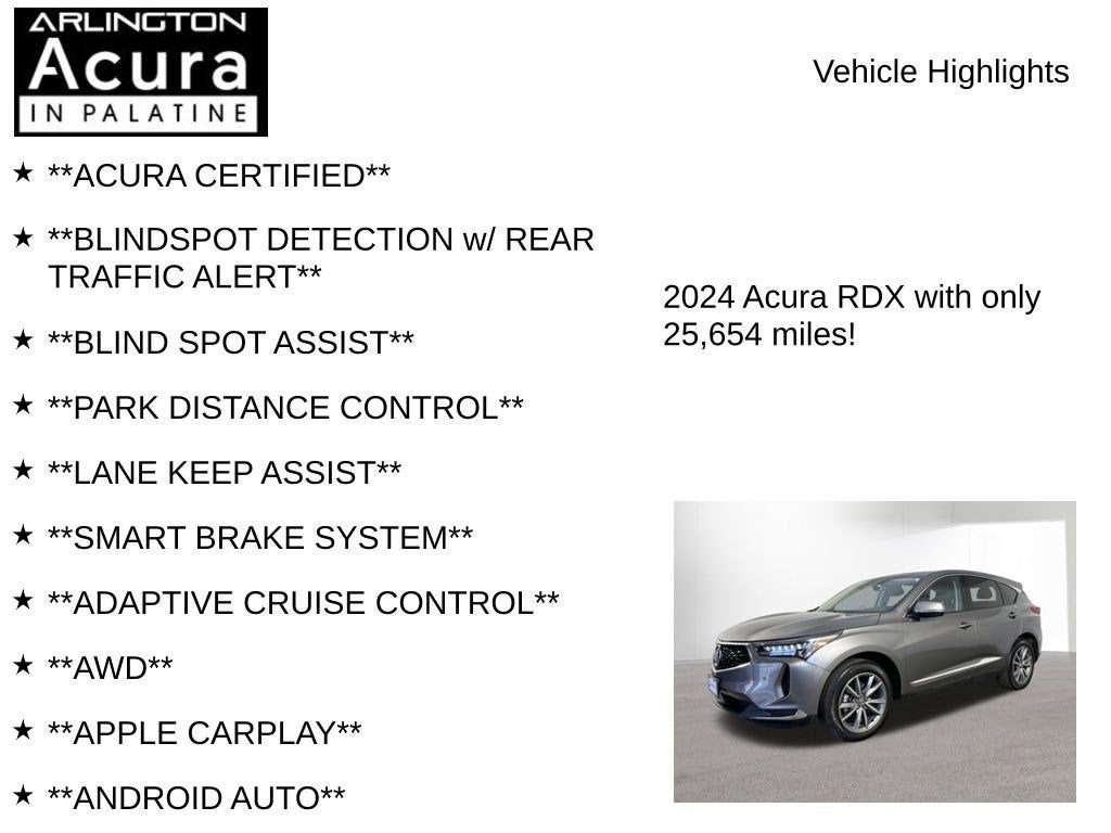 2024 Acura RDX SH-AWD TECH