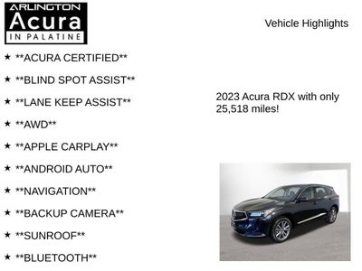 2023 Acura RDX SH-AWD TECH