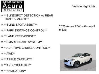 2026 Acura RDX SH-AWD with Technology Package