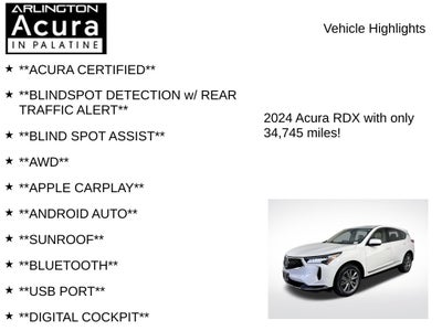2024 Acura RDX w/Technology Package