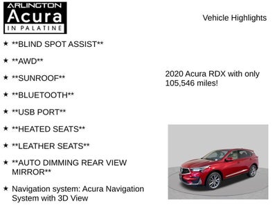 2020 Acura RDX SH-AWD with Technology Package