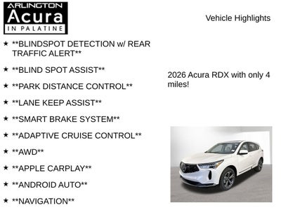 2026 Acura RDX SH-AWD with Technology Package
