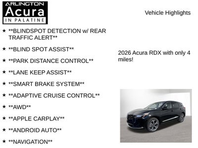 2026 Acura RDX w/Technology Package