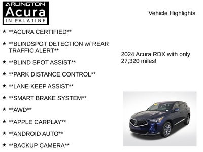 2024 Acura RDX w/Technology Package