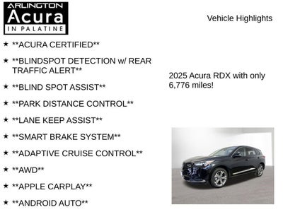 2025 Acura RDX SH-AWD TECH