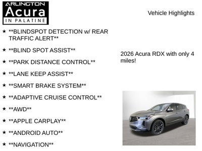 2026 Acura RDX SH-AWD A-Spec
